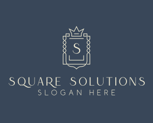 Elegant Royal Shield logo design