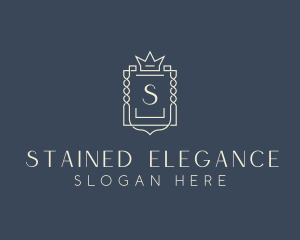 Elegant Royal Shield logo design