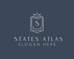 Elegant Royal Shield logo design