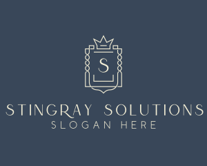 Elegant Royal Shield logo design