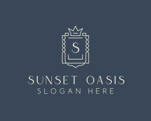 Elegant Royal Shield logo design