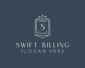 Elegant Royal Shield logo design