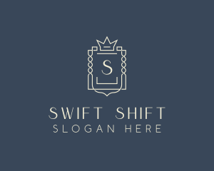 Elegant Royal Shield logo design