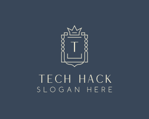 Elegant Royal Shield logo design