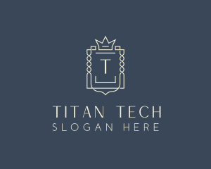 Elegant Royal Shield logo design