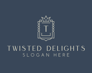 Elegant Royal Shield logo design