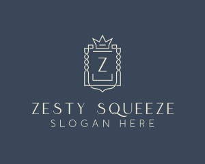 Elegant Royal Shield logo design