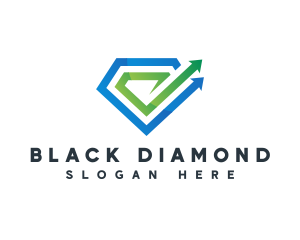 Diamond Investment Growth logo design