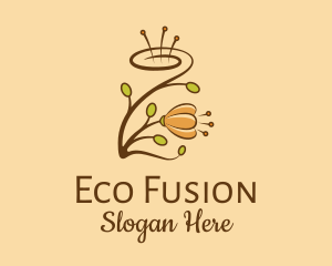 Flower Bloom Plant Logo