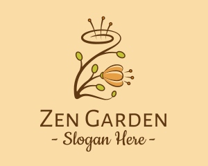 Flower Bloom Plant logo design