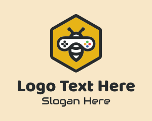 Insect - Bee Game Controller logo design