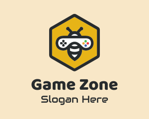 Bee Game Controller  logo design