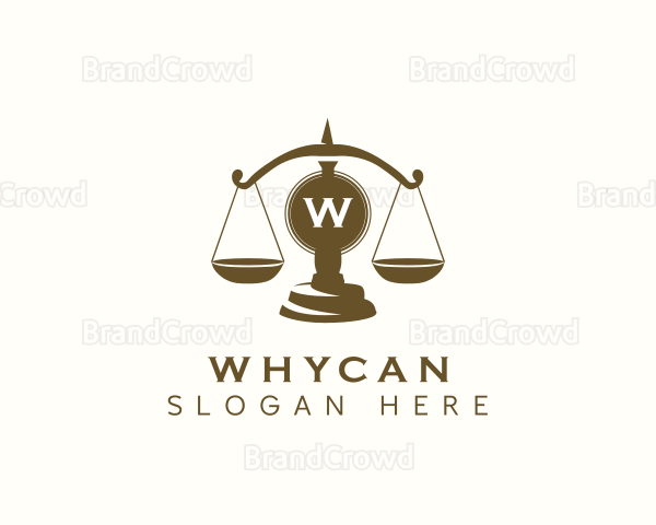 Law Justice Scale Logo