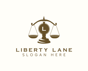 Law Justice Scale logo design