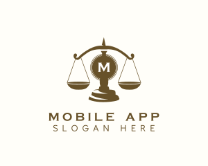 Judge - Law Justice Scale logo design