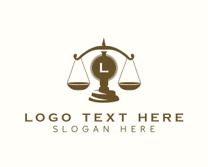 Prosecutor - Law Justice Scale logo design