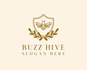 Bee - Bee Farm Shield logo design