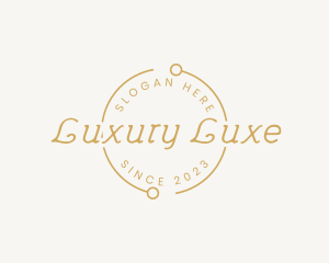 Luxury Brand Wordmark logo design