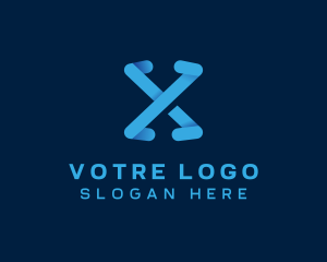 App - Modern Business Letter X logo design