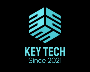 Tech Cyber Cube  logo design