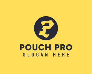 Yellow Letter P logo design