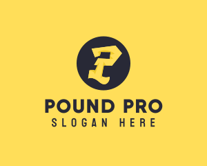 Yellow Letter P logo design