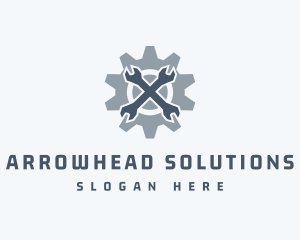 Mechanical Wrench Repair logo design