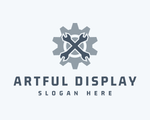 Mechanical Wrench Repair logo design