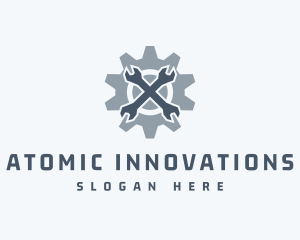 Mechanical Wrench Repair logo design