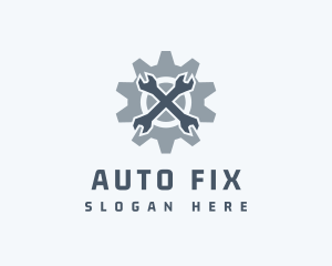Mechanic - Mechanical Wrench Repair logo design