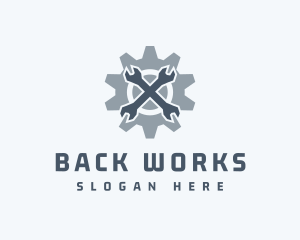 Mechanical Wrench Repair logo design