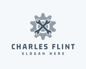 Mechanical Wrench Repair logo design