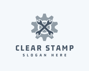 Mechanical Wrench Repair logo design