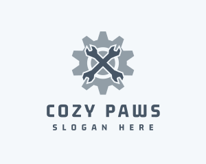 Mechanical Wrench Repair logo design