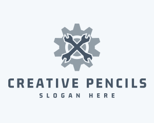 Mechanical Wrench Repair logo design