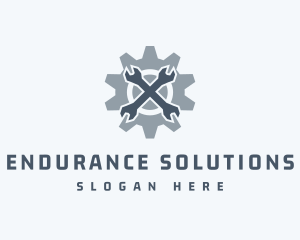 Mechanical Wrench Repair logo design