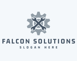 Mechanical Wrench Repair logo design