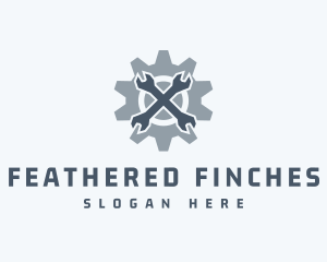 Mechanical Wrench Repair logo design