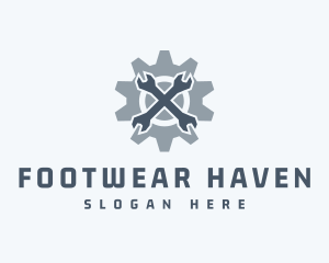 Mechanical Wrench Repair logo design