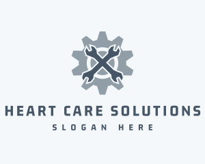 Mechanical Wrench Repair logo design