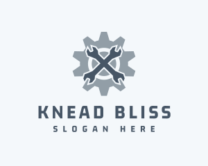 Mechanical Wrench Repair logo design