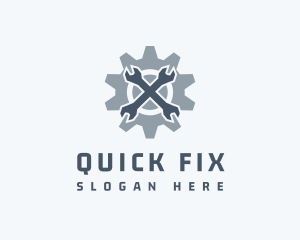 Mechanical Wrench Repair logo design