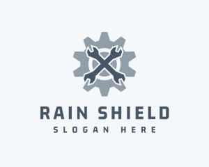 Mechanical Wrench Repair logo design