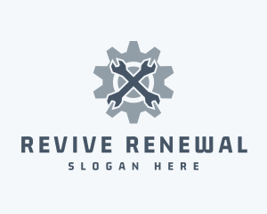 Mechanical Wrench Repair logo design