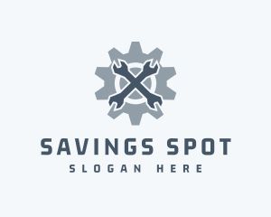 Mechanical Wrench Repair logo design