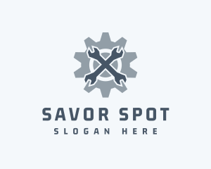 Mechanical Wrench Repair logo design