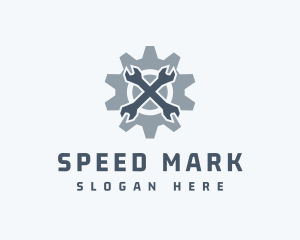 Mechanical Wrench Repair logo design