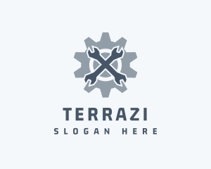 Mechanical Wrench Repair logo design