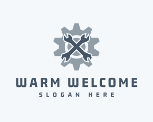 Mechanical Wrench Repair logo design