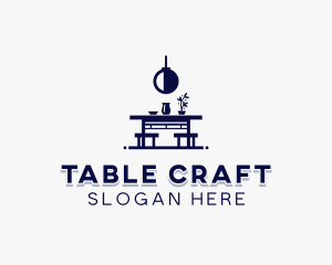 Table - Furniture Table Interior logo design